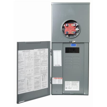 Campanas Y Silbatos 200A Outdoor Meter Socket & Main Breaker Load Center CA3240991